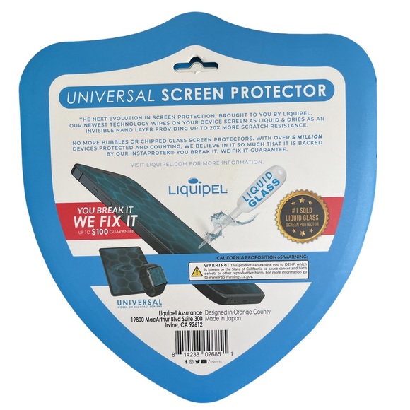Liquipel Universal Liquid Glass Screen Protector New in Package - Picture 2 of 2
